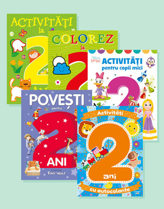 Activitati si povesti pentru 2 ani. Pachet 5 carti Activitati si povesti pentru 2 ani. Pachet 5 carti
