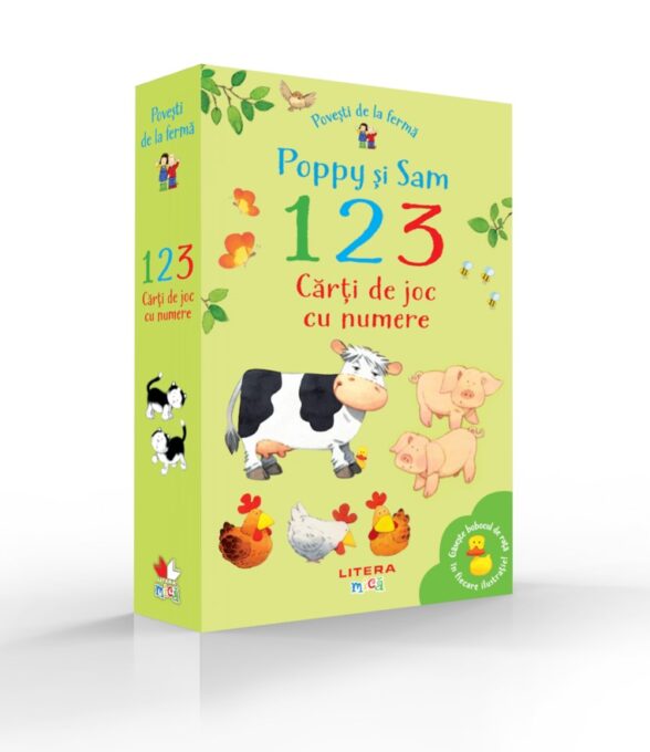 Povesti de la ferma. Poppy si Sam. 1, 2, 3. Carti de joc cu numere Povesti de la ferma. Poppy si Sam. 1, 2, 3. Carti de joc cu numere