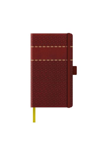 Agenda nedatata A5 Castelli, coperta rigida bordo/auriu, elastic bordo, dictando ivory Agenda nedatata A5 Castelli, coperta rigida bordo/auriu, elastic bordo, dictando ivory