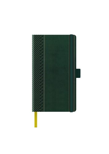 Agenda nedatata A5 Castelli, coperta rigida verde/auriu, elastic verde, dictando ivory Agenda nedatata A5 Castelli, coperta rigida verde/auriu, elastic verde, dictando ivory
