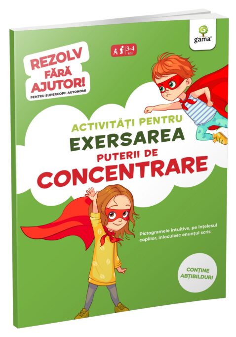 Activitati pentru exersarea puterii de concentrare 3-5 ani