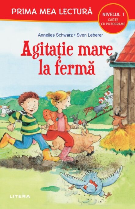 Agitatie mare la ferma (Nivelul 1 Carte cu pictograme) Agitatie mare la ferma (Nivelul 1 Carte cu pictograme)