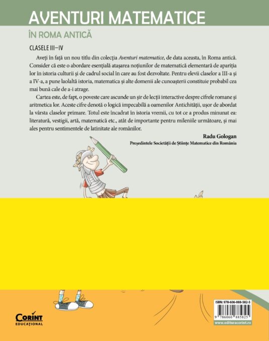 Aventuri matematice în Roma antică – clasele III-IV 2 Aventuri matematice în Roma antică – clasele III-IV - imagine 2