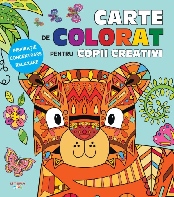 Carte de colorat pentru copii creativi Carte de colorat pentru copii creativi