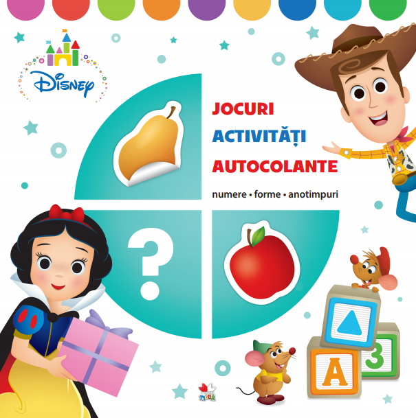 Disney. JOCURI, ACTIVITĂȚI, AUTOCOLANTE. Numere, forme, anotimpuri Disney. JOCURI, ACTIVITĂȚI, AUTOCOLANTE. Numere, forme, anotimpuri