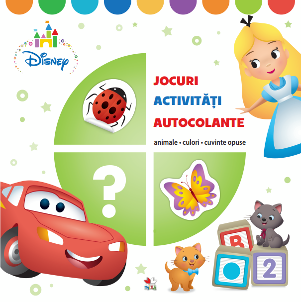 Disney. JOCURI, ACTIVITĂȚI, AUTOCOLANTE. Animale, culori, cuvinte compuse Disney. JOCURI, ACTIVITĂȚI, AUTOCOLANTE. Animale, culori, cuvinte compuse