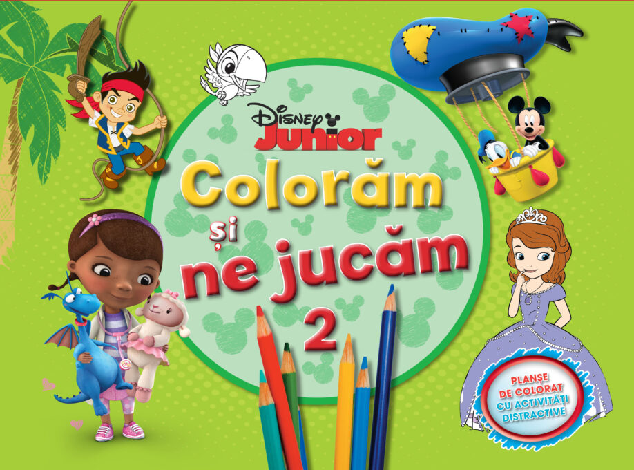 Colorăm și ne jucăm (vol. 2). Planșe de colorat cu activități distractive