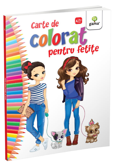 Carte de colorat pentru fetite