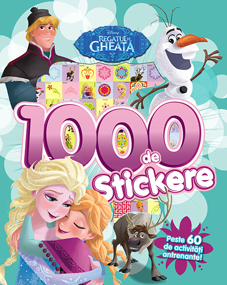 Regatul de gheață. 1000 de stickere. Peste 60 de activități antrenante