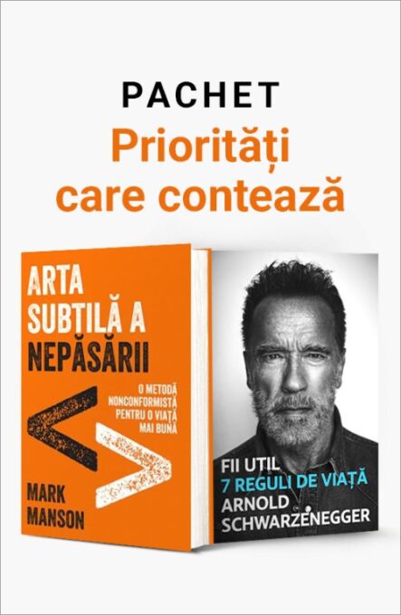 Pachet Priorități care Contează. Arta subtilă a nepăsării/Fii util – Mark Manson Pachet Priorități care Contează. Arta subtilă a nepăsării/Fii util – Mark Manson