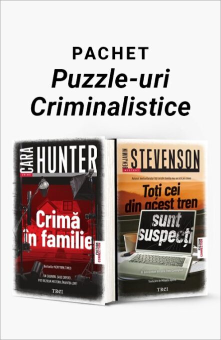 Pachet Puzzle-uri Criminalistice. Crimă în familie/Toți cei din acest tren sunt suspecți – Cara Hunter Pachet Puzzle-uri Criminalistice. Crimă în familie/Toți cei din acest tren sunt suspecți – Cara Hunter