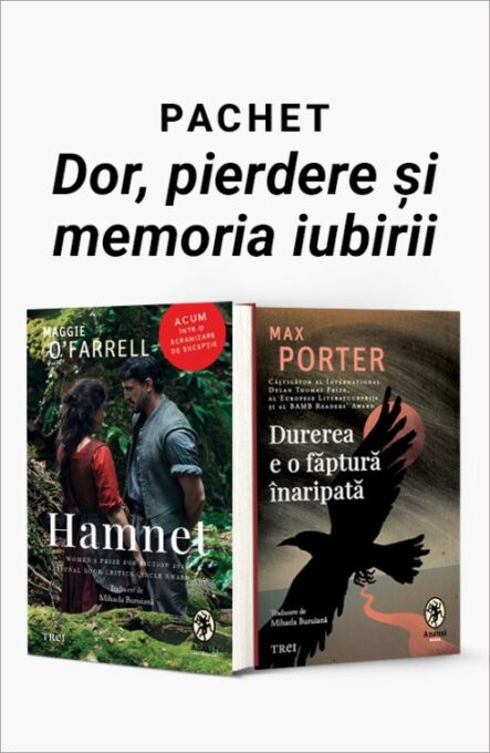 Pachet Dor, pierdere și memoria iubirii. Hamnet/Durerea e o făptură înaripată – Maggie O’Farrell Pachet Dor, pierdere și memoria iubirii. Hamnet/Durerea e o făptură înaripată – Maggie O’Farrell