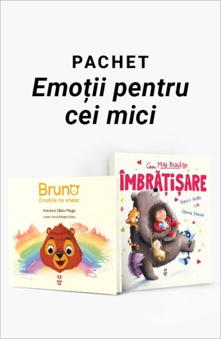 Pachet Emoții pentru cei mici. Bruno. Emoțiile ne unesc/Cea mai bună îmbrățișare – Andreea Chiru-Maga Pachet Emoții pentru cei mici. Bruno. Emoțiile ne unesc/Cea mai bună îmbrățișare – Andreea Chiru-Maga