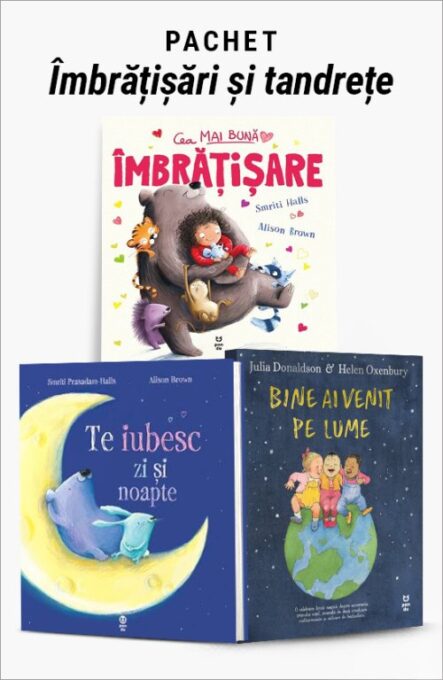 Pachet Îmbrățișări și tandrețe. Cea mai bună îmbrățișare/Te iubesc zi şi noapte/Bine ai venit pe lume – Smriti Halls Pachet Îmbrățișări și tandrețe. Cea mai bună îmbrățișare/Te iubesc zi şi noapte/Bine ai venit pe lume – Smriti Halls