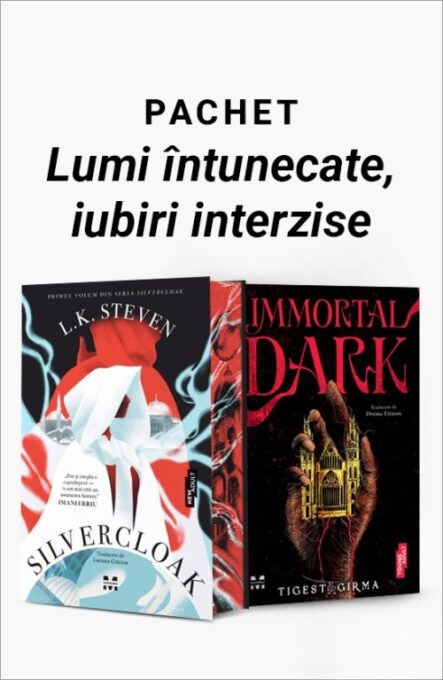 Pachet Lumi întunecate, iubiri interzise. Silvercloak/Immortal Dark – L.K.Steven Pachet Lumi întunecate, iubiri interzise. Silvercloak/Immortal Dark – L.K.Steven