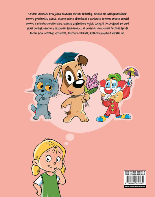 Descoperim și învățăm cu Lucky. Caiet de lucru pentru GRUPA MARE – Vol.1. Auxiliar Curricular interdisciplinar 2 Descoperim și învățăm cu Lucky. Caiet de lucru pentru GRUPA MARE – Vol.1. Auxiliar Curricular interdisciplinar - imagine 2
