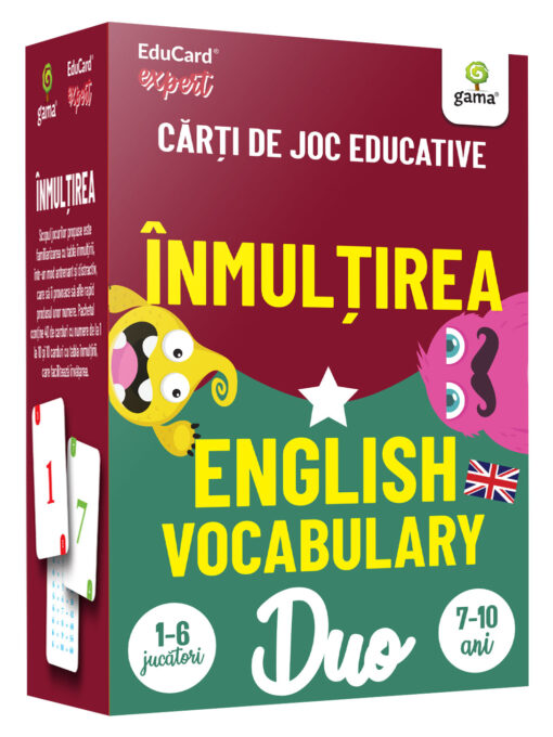 DuoCard – Inmultirea English vocabulary