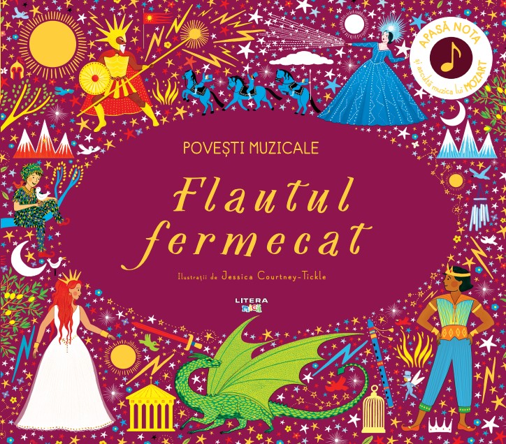Povesti muzicale. Flautul fermecat. Carte cu sunete Povesti muzicale. Flautul fermecat. Carte cu sunete