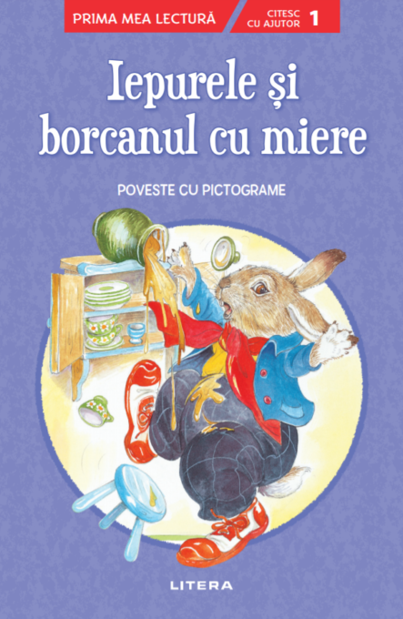 Iepurele și borcanul cu miere. Poveste cu pictograme. Citesc cu ajutor (Nivelul 1) Iepurele și borcanul cu miere. Poveste cu pictograme. Citesc cu ajutor (Nivelul 1)