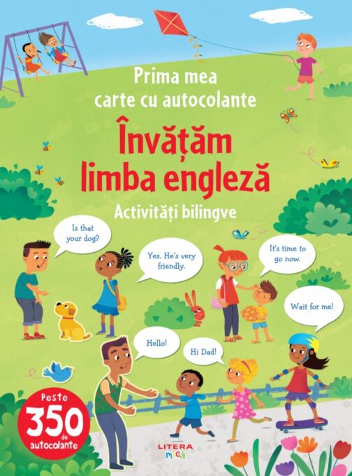 Invatam limba engleza. Prima mea carte cu autocolante Invatam limba engleza. Prima mea carte cu autocolante