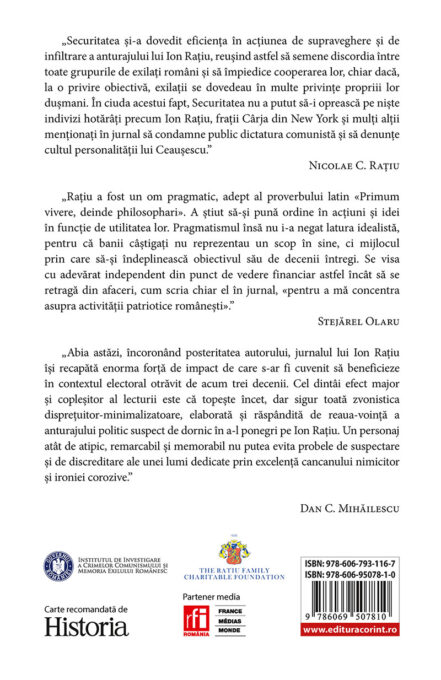 Ion Rațiu. Jurnal vol.4 2 Ion Rațiu. Jurnal vol.4 - imagine 2
