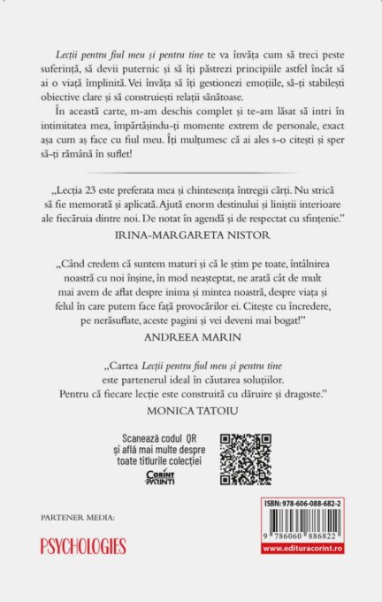 Lecții pentru fiul meu și pentru tine. 29 de lecții practice pentru o viață mai bună 2 Lecții pentru fiul meu și pentru tine. 29 de lecții practice pentru o viață mai bună - imagine 2