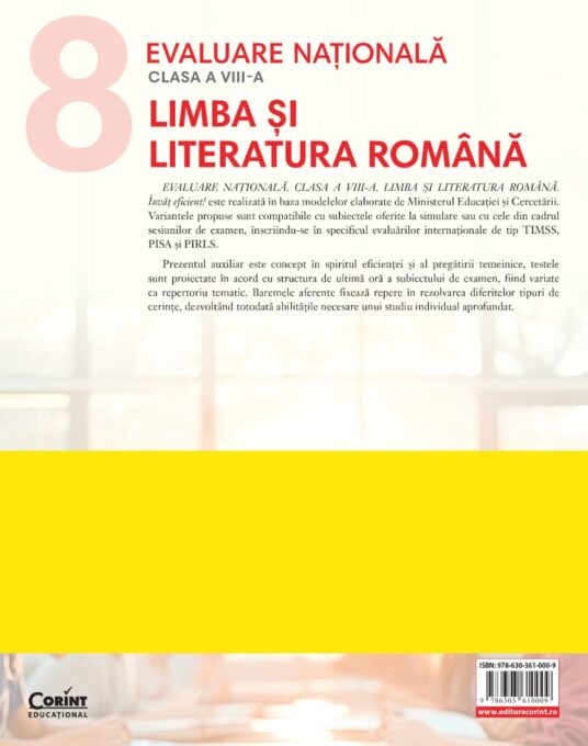 Evaluare națională 2027. Limba și literatura română. Învăț eficient! - clasa a VIII-a 2 Evaluare națională 2027. Limba și literatura română. Învăț eficient! - clasa a VIII-a - imagine 2