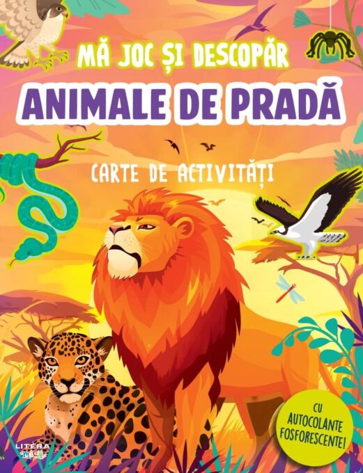 Ma joc si descopar. Animale de prada. Carte de activitati cu autocolante fosforescente! Ma joc si descopar. Animale de prada. Carte de activitati cu autocolante fosforescente!