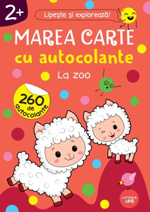 Marea carte cu autocolante. La zoo (2+) Marea carte cu autocolante. La zoo (2+)