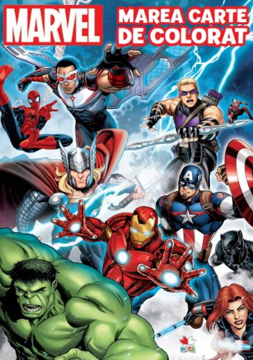 Marvel. Marea carte de colorat