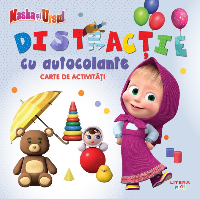 Masha si Ursul. Distractie cu autocolante. Carte de activitati Masha si Ursul. Distractie cu autocolante. Carte de activitati