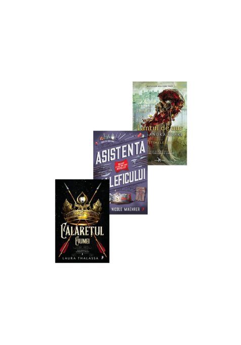 Pachet Calaretul Ciumei + Lantul de Aur + Asistenta Maleficului. Set 3 carti Pachet Calaretul Ciumei + Lantul de Aur + Asistenta Maleficului. Set 3 carti