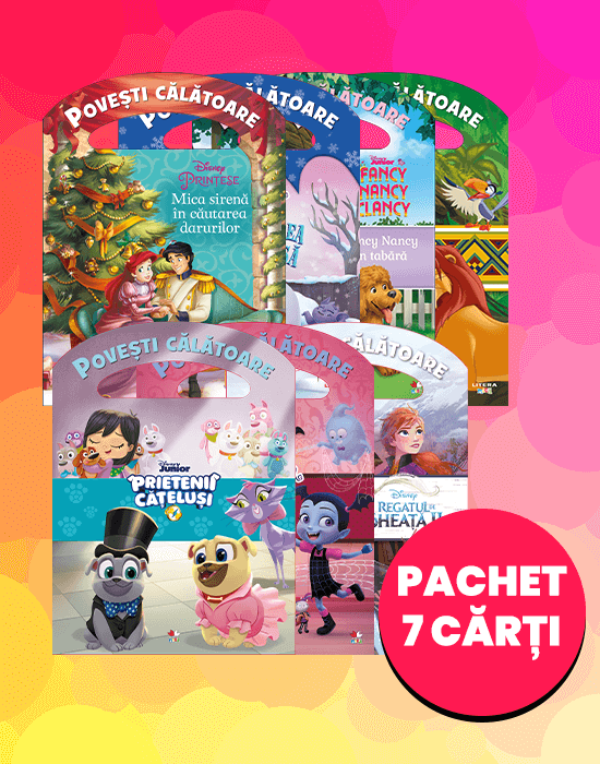 Pachet 7 Povesti calatoare – eroi Disney Pachet 7 Povesti calatoare – eroi Disney