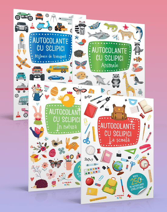 Pachet Cu sclipici (4 carti)
