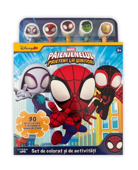 Marvel. Paienjenelul si prietenii lui uimitori. Set de colorat si de activitati