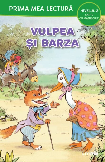 Prima mea lectura. Vulpea si barza. Carte cu majuscule (Nivelul 2) Prima mea lectura. Vulpea si barza. Carte cu majuscule (Nivelul 2)