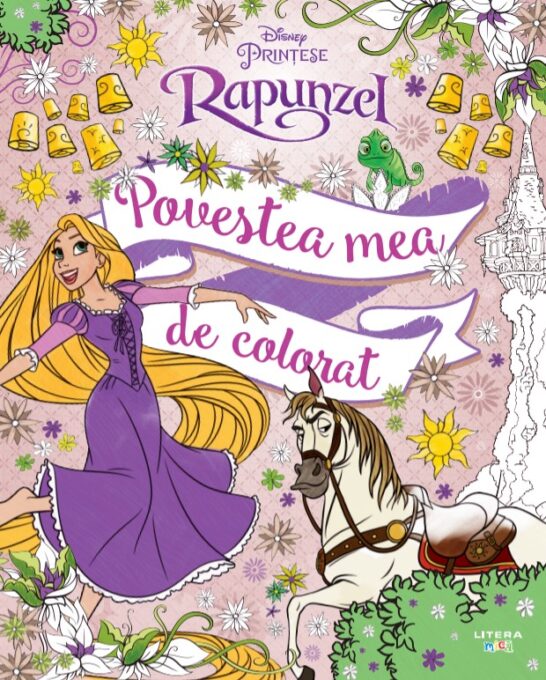 Disney. Printese. Rapunzel. Povestea mea de colorat Disney. Printese. Rapunzel. Povestea mea de colorat
