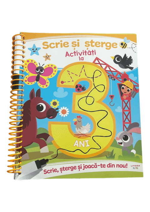 Scrie si sterge. Activitati la 3 ani Scrie si sterge. Activitati la 3 ani