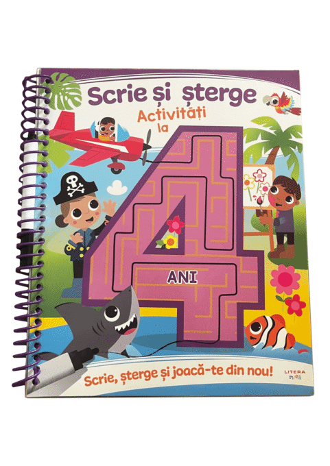 Scrie si sterge. Activitati la 4 ani Scrie si sterge. Activitati la 4 ani