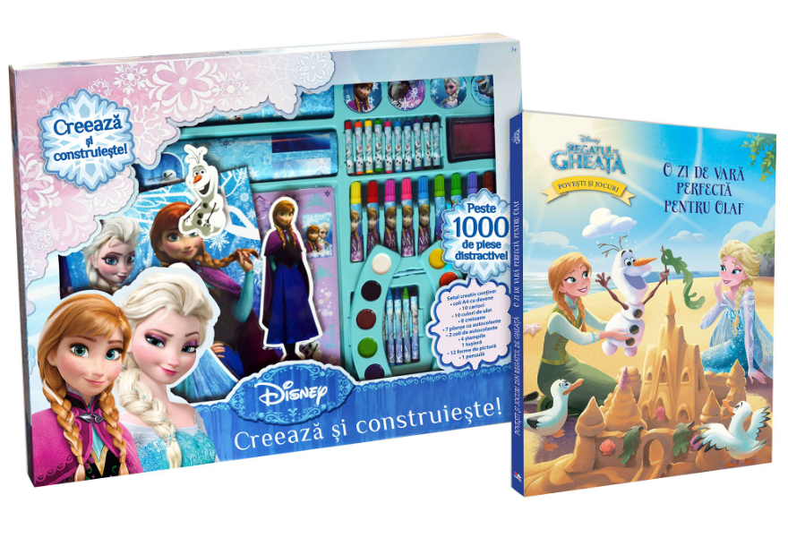 Set Creativ + Carte Regatul de Gheață. O zi de vară perfectă pentru Olaf Set Creativ + Carte Regatul de Gheață. O zi de vară perfectă pentru Olaf