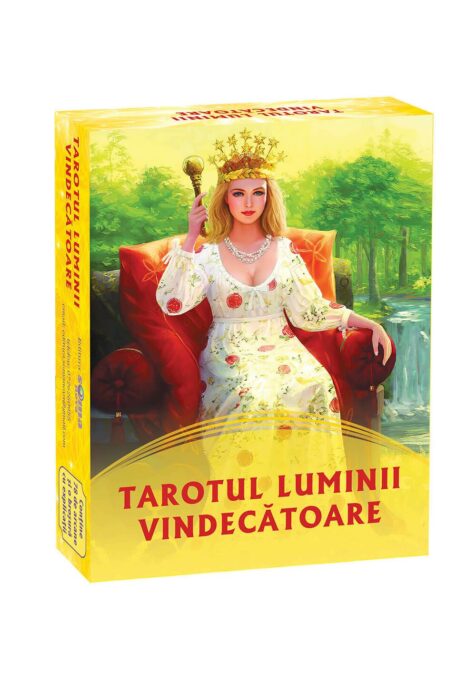 Cutie Tarotul luminii vindecatoare. Set Carte + 78 de Carduri Cutie Tarotul luminii vindecatoare. Set Carte + 78 de Carduri